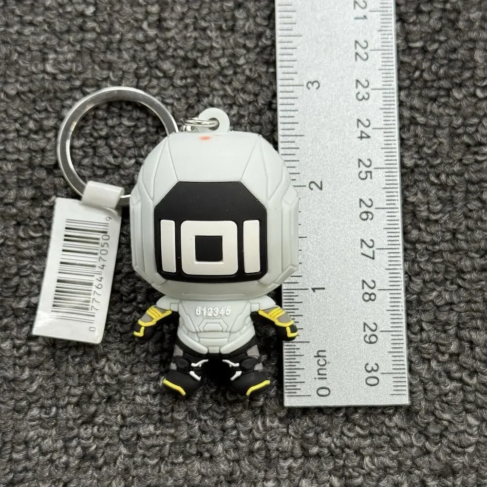 Ready Player One 101 Avatar Soldier Keychain Keyring Monogram Vinyl Rubber 3